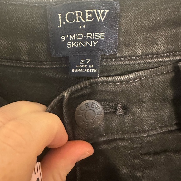 Jcrew black skinny high rise jeans - Picture 4 of 6